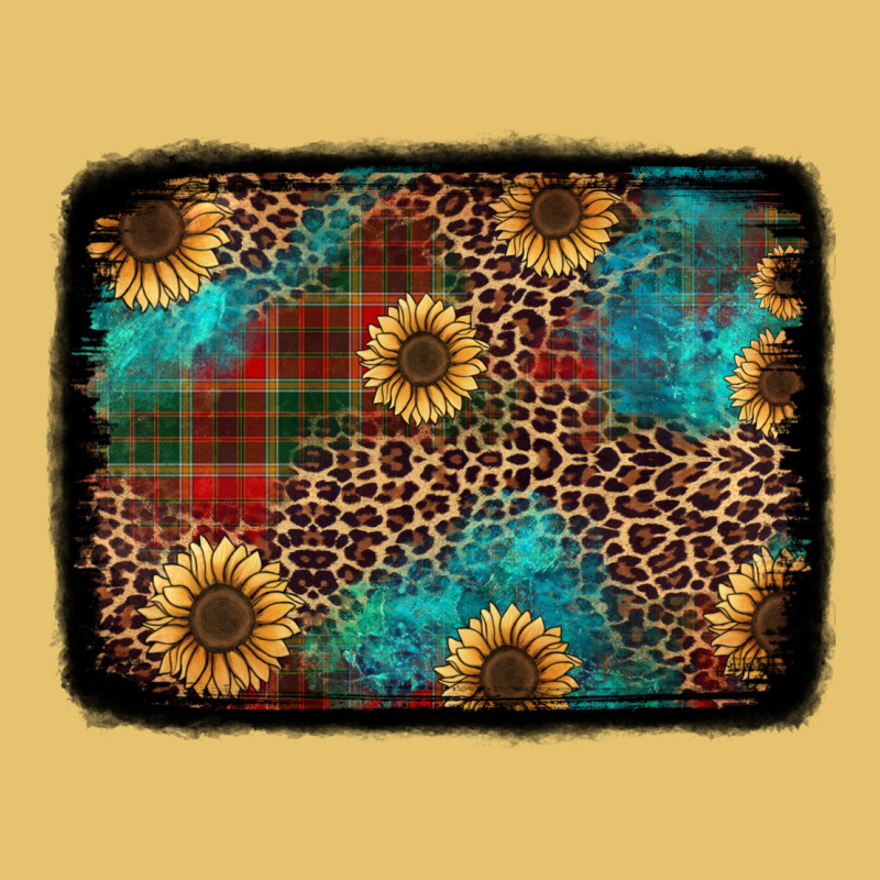 Christmas Sunflowers And Buffalo Plaid Background Premium Sweatshirt by Jasminsmagicworld | Teevron