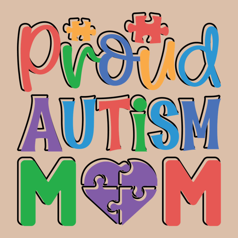 Proud Autism Mom Urban Heavy Tee by CowhideDigitalArt | Teevron
