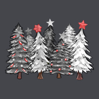 Black And White Christmas Trees With Lights Classic Tee | Teevron