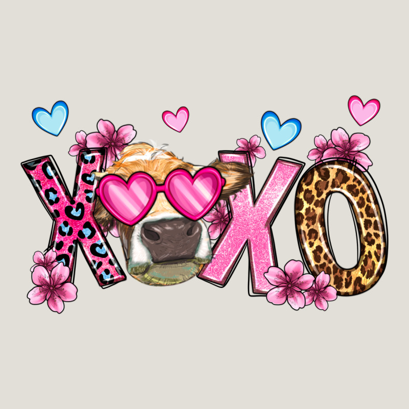 Xoxo Cow Valentine's Day Heavy Core Tee by OliviaCreatesArt | Teevron
