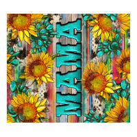 mama wıth sunflowers and gemstone | Teevron