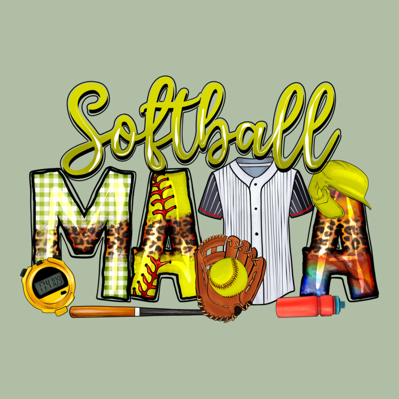 Softball Mama Urban Heavy Tee by CowhideDigitalArt | Teevron