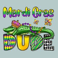 Mardi Gras Dude Alligator Olivia Heavy Core Tee | Teevron