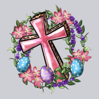 Cross With Floral Wreath And Easter Eggs Heavyweight Sweatshirt | Teevron