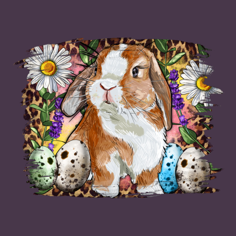 Easter Bunny With Quail Eggs And Daisy Heavyweight Hoodie by RanaPortraitStore | Teevron