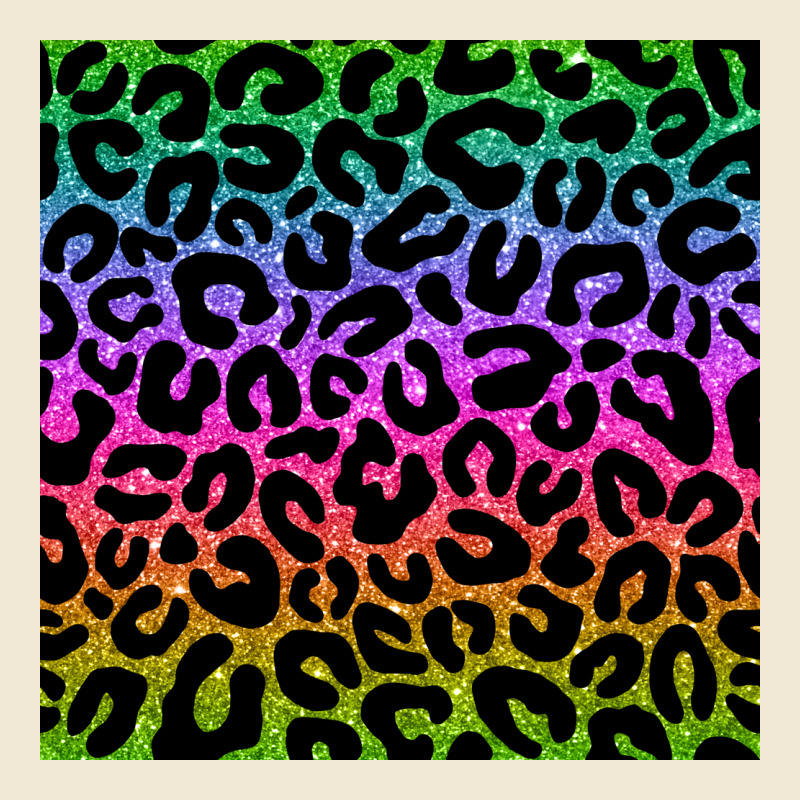 Leopard Glitter Seamless Pattern Ladies Tee by BundleAndBundleShop | Teevron