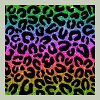 Leopard Glitter Seamless Pattern Ladies Tee | Teevron