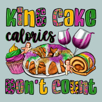 King Cake Calories Don't Count Mardi Gras Heavy Core Tee | Teevron