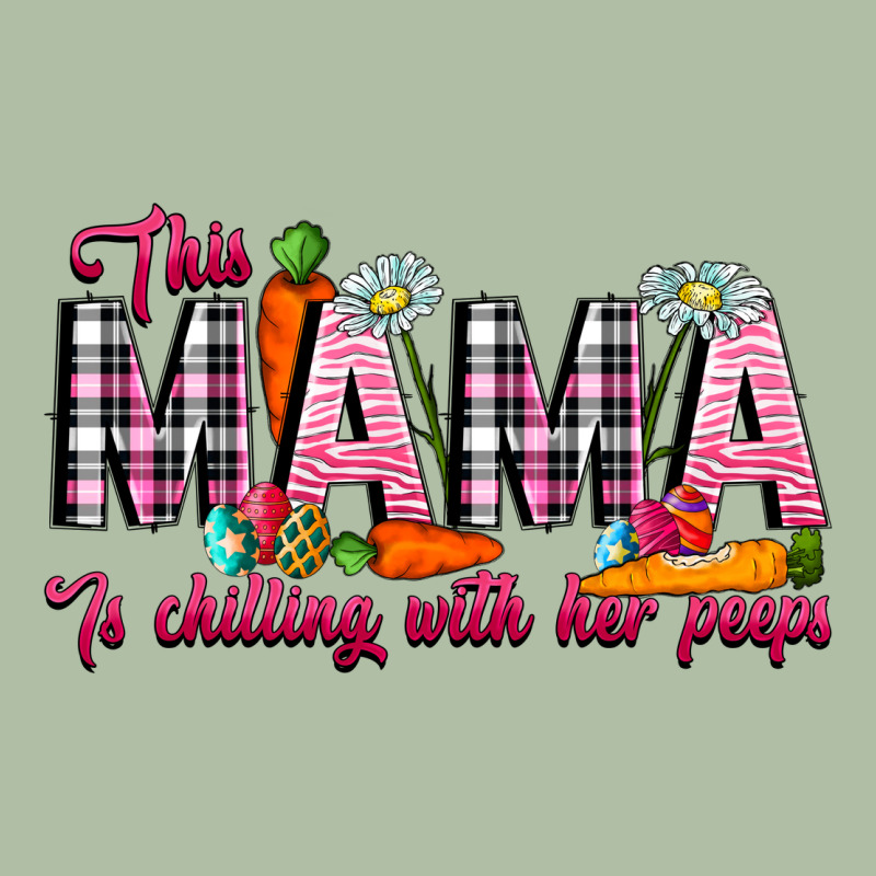 This Mama Is Chilling With Her Peeps Urban Heavy Tee by CowhideDigitalArt | Teevron