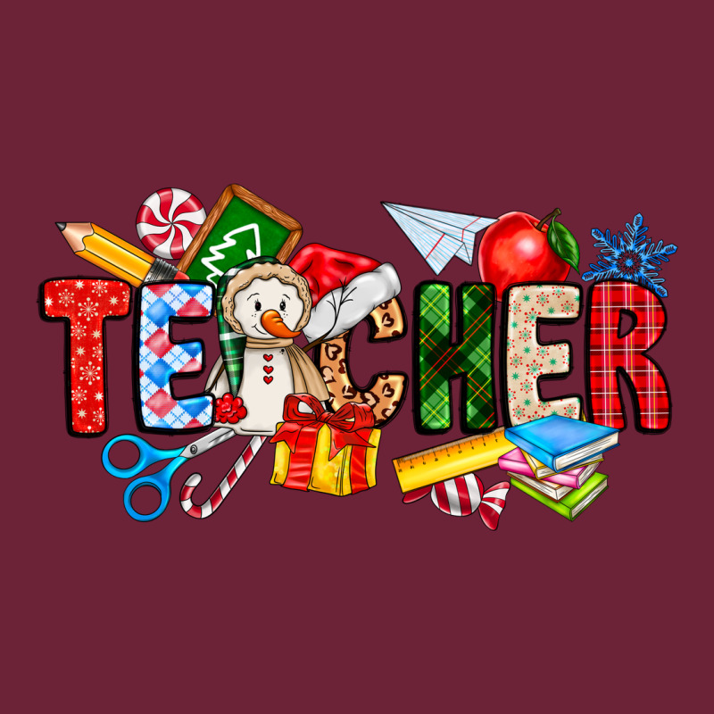 Christmas Teacher Long Sleeve Tee by CowhideDigitalArt | Teevron
