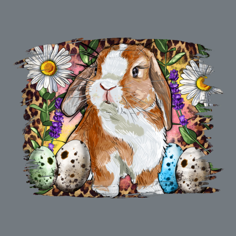 Easter Bunny With Quail Eggs And Daisy Heavyweight Sweatshirt by RanaPortraitStore | Teevron