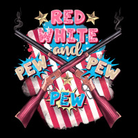 Red White And Pew Pew Pew Premium Tee | Teevron
