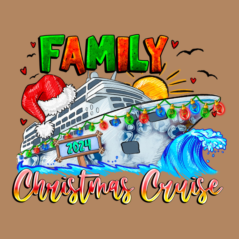 Family 2024 Christmas Cruise Long Sleeve Tee by CowhideDigitalArt | Teevron