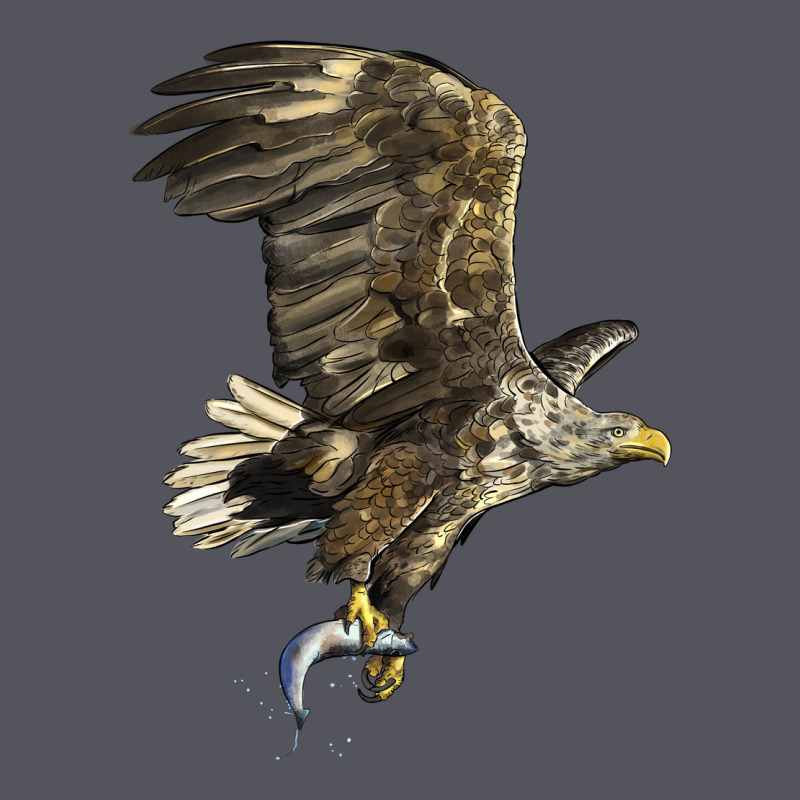 American White Sea Eagle Vintage Hoodie by LillyAllenDesigns | Teevron