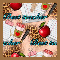 Best Teacher Seamless Pattern Vintage Tee | Teevron
