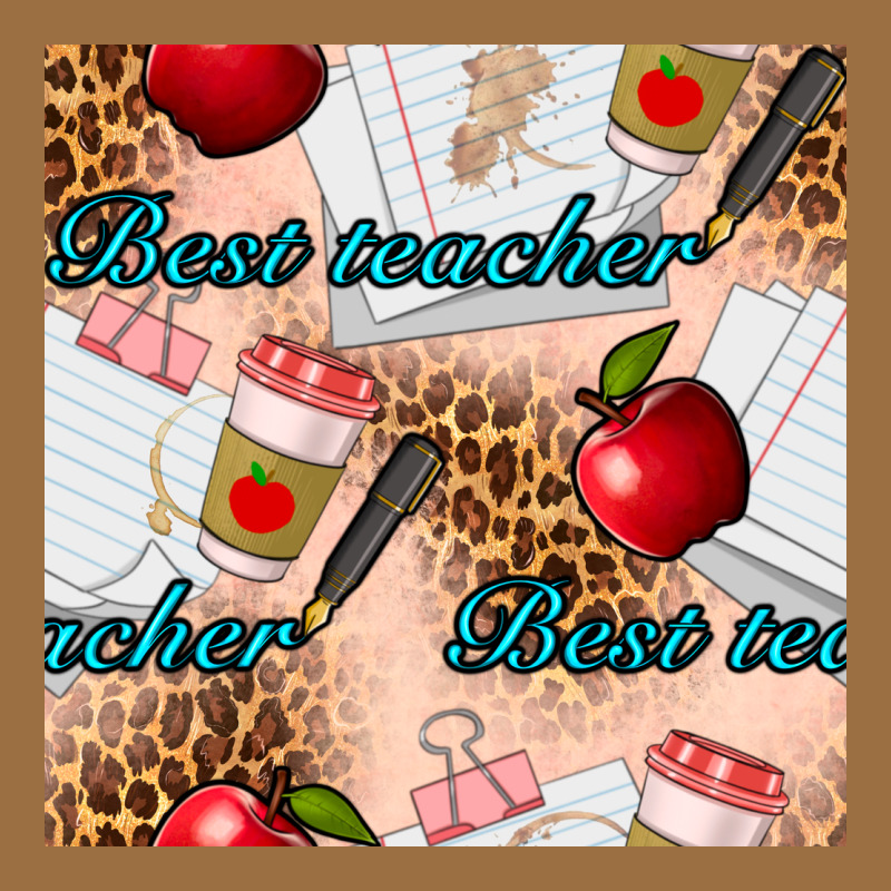 Best Teacher Seamless Pattern Vintage Tee by BundleAndBundleShop | Teevron