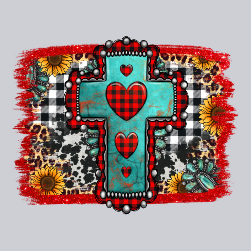 Christmas Cross With Background Heavyweight Sweatshirt by Jasminsmagicworld | Teevron