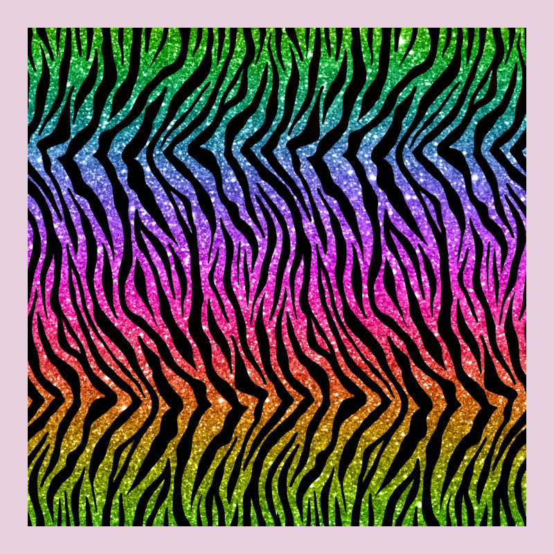 Tiger Glitter Seamless Pattern Ladies Tee by BundleAndBundleShop | Teevron