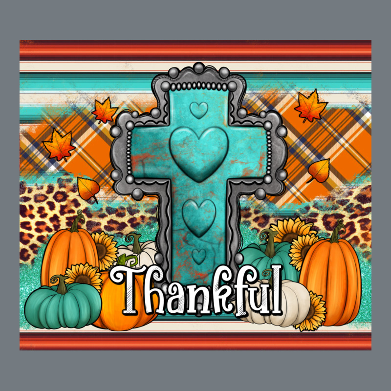 Fall Thankfull Cross Heavyweight Sweatshirt by Jasminsmagicworld | Teevron