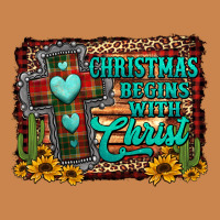 Christmas Begins With Christ Cross Heavyweight Hoodie | Teevron