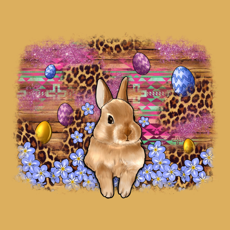 Easter Bunny Egg Leopard Background Premium Hoodie by Artiststas | Teevron