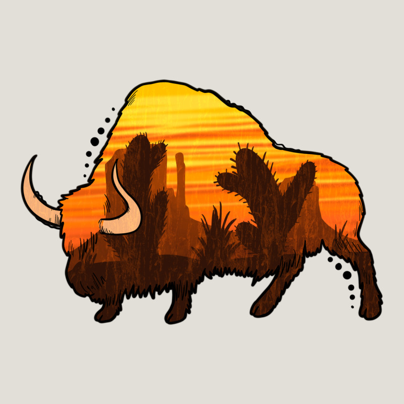Western Bison Heavy Core Tee by Jasminsmagicworld | Teevron