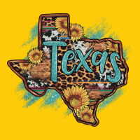 Leopard Cowhide Sunflower Texas Map Premium Hoodie | Teevron