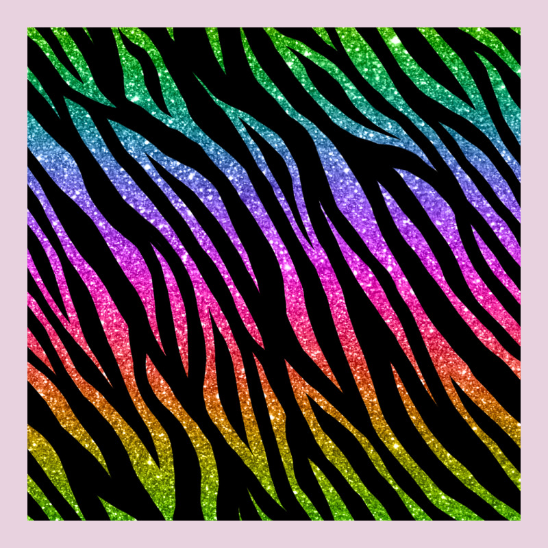 Zebra Glitter Seamless Pattern Ladies Tee by BundleAndBundleShop | Teevron
