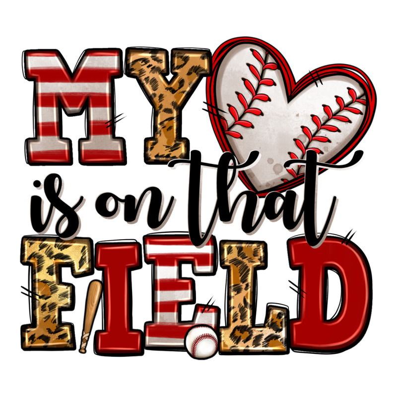 My Heart Is On That Field Baseball Zipper Hoodie by Jasminsmagicworld | Teevron