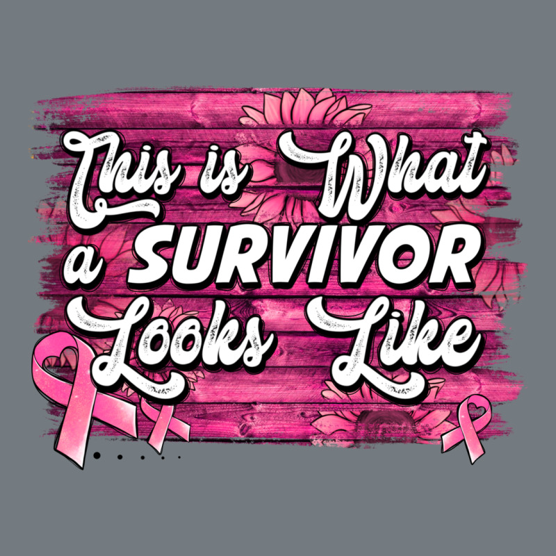 This Is What A Survivor Looks Like Breast Cancer Awareness Heavyweight Sweatshirt by Jasminsmagicworld | Teevron