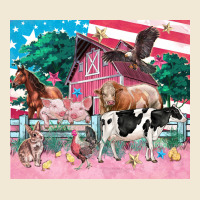 American Farm Animals Tumbler 4th Of July Premium Tee | Teevron
