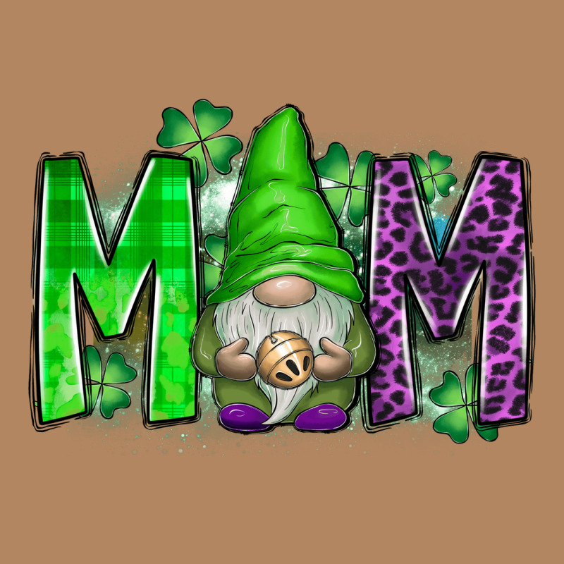 St Patricks Day Mom Gnome Long Sleeve Tee by CowhideDigitalArt | Teevron