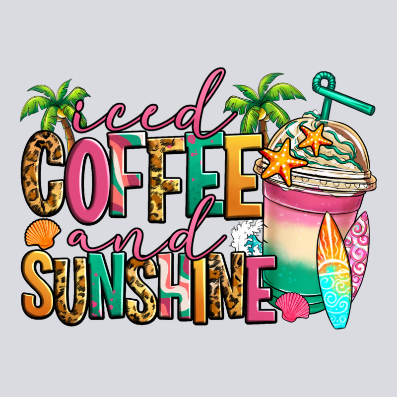 Iced Coffee And Sunshine Summer Zipper Hoodie by Jasminsmagicworld | Teevron