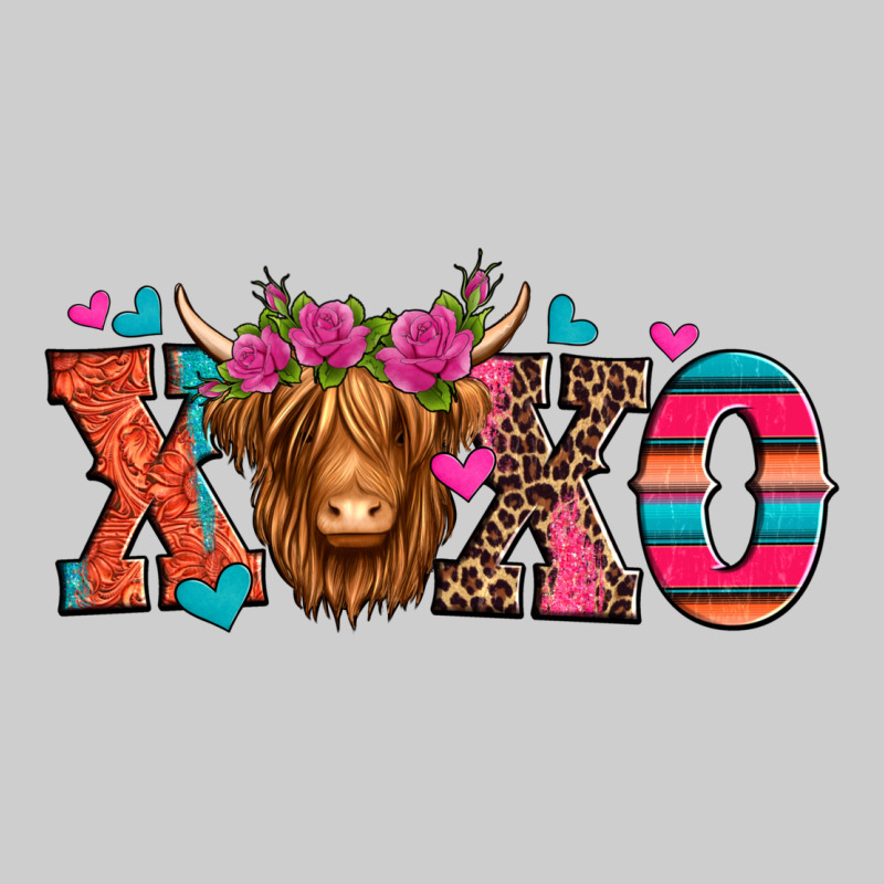 Xoxo Valentine's Day Highland Cow Premium Sweatshirt by Jasminsmagicworld | Teevron