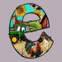 Farm Life Alphabet Lowercase Letters E Vintage Tee | Teevron