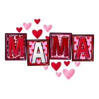Mother's Day Mama Hearts Premium Tee | Teevron