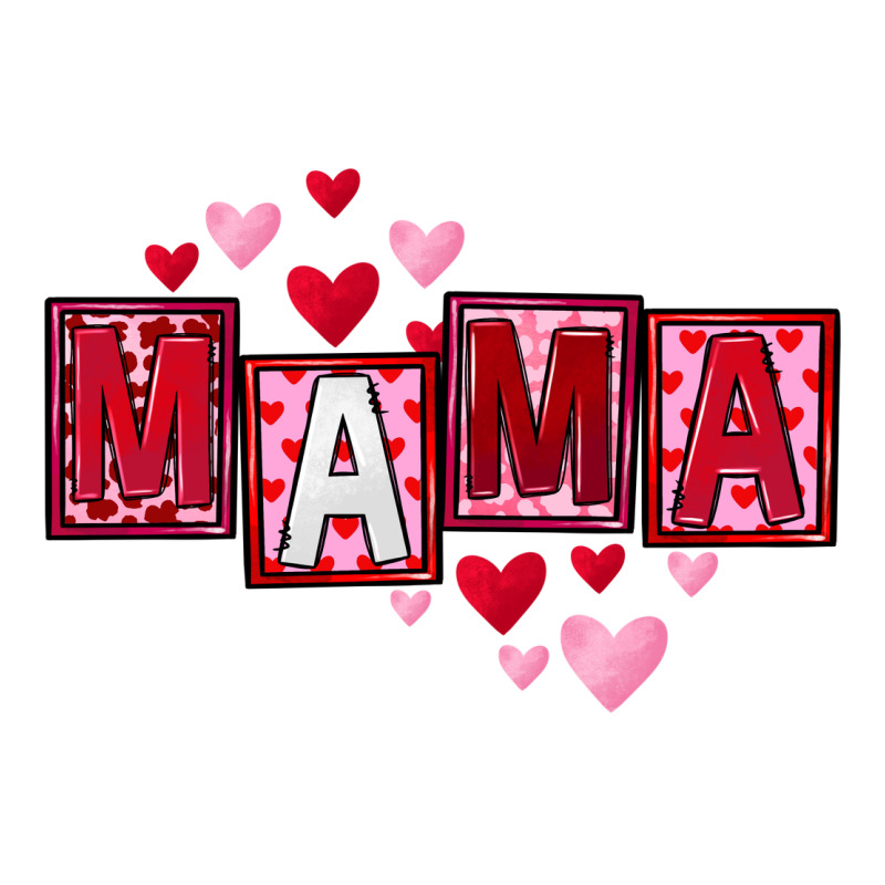Mother's Day Mama Hearts Premium Tee by FaDigitalArtStudio | Teevron
