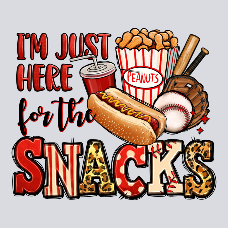 I'm Just Here For The Snacks Baseball Zipper Hoodie by Jasminsmagicworld | Teevron