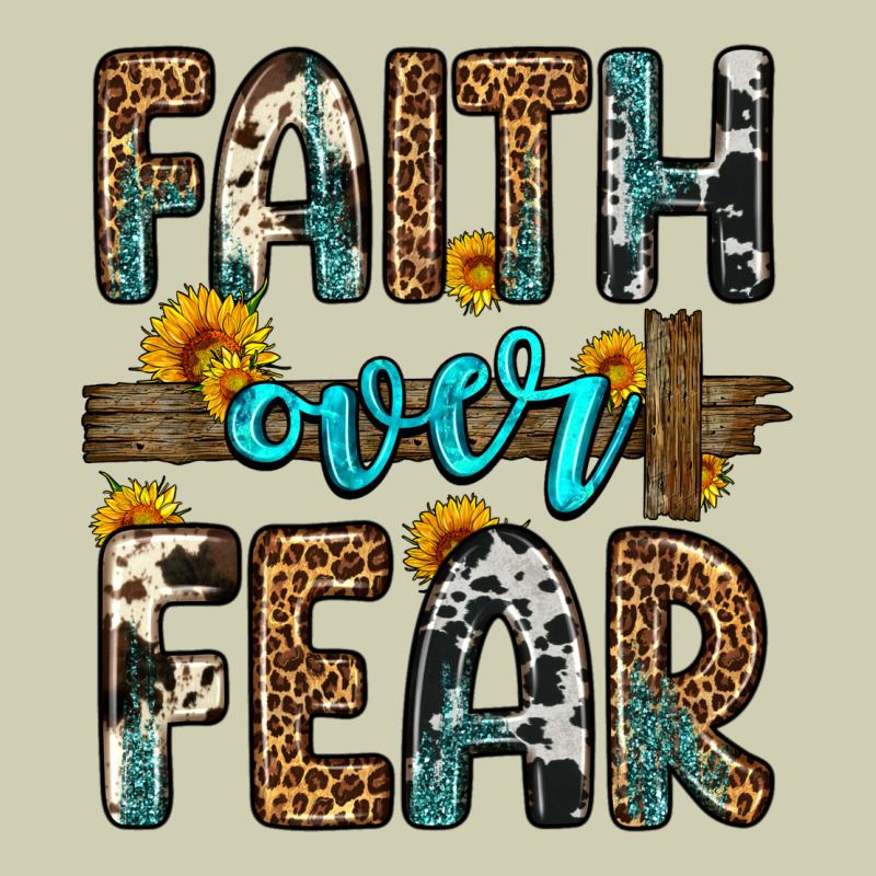 Faith Over Fear Heavy Core Tee by OliviaCreatesArt | Teevron