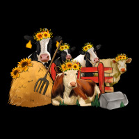 Cows With Sunflower Headbands Urban Hoodie | Teevron