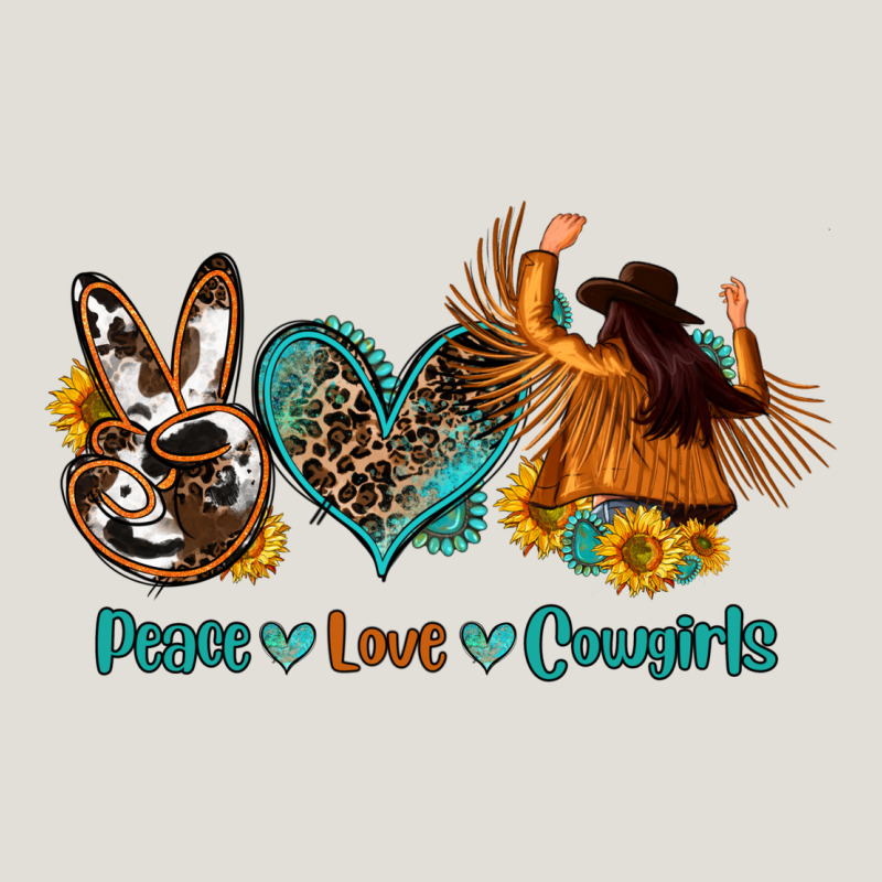 Peace Love Cowgirls Heavy Core Tee by OliviaCreatesArt | Teevron