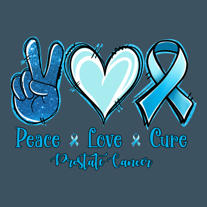Peace Love Cure Prostate Cancer Urban Hoodie by Jasminsmagicworld | Teevron