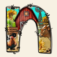 Farm Life Alphabet Lowercase Letters N Vintage Tee | Teevron
