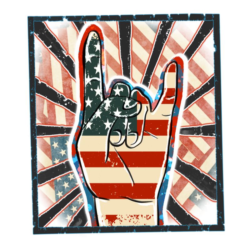 Freedom Rock Hand Premium Tee by FaDigitalArtStudio | Teevron
