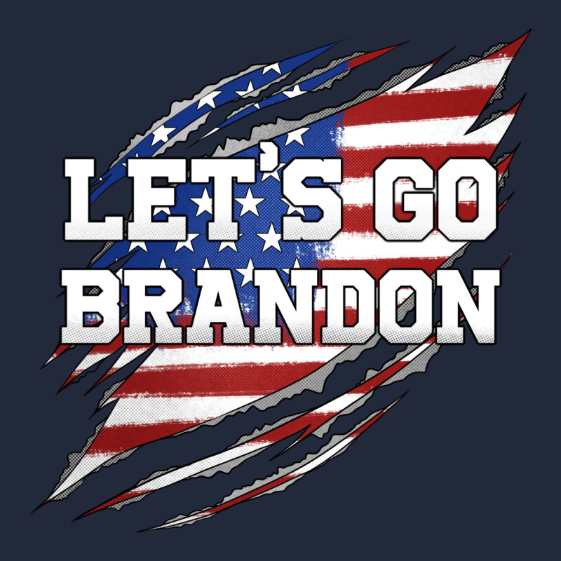 Let's Go Brandon Ripped Cloth With American Flag Premium Sweatshirt by Jasminsmagicworld | Teevron
