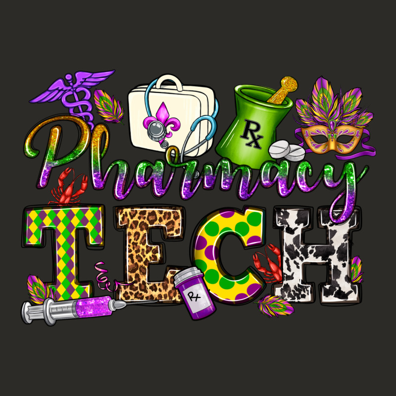 Mardi Gras Pharmacy Tech Heavy Core Tee by OliviaCreatesArt | Teevron