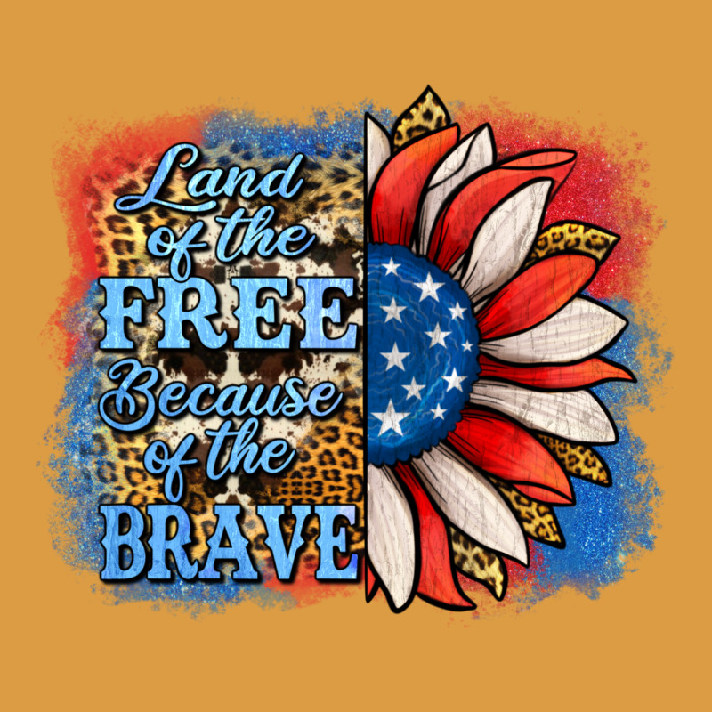 Patriotic Sunflower Land Of The Free Urban Heavy Tee by Jasminsmagicworld | Teevron