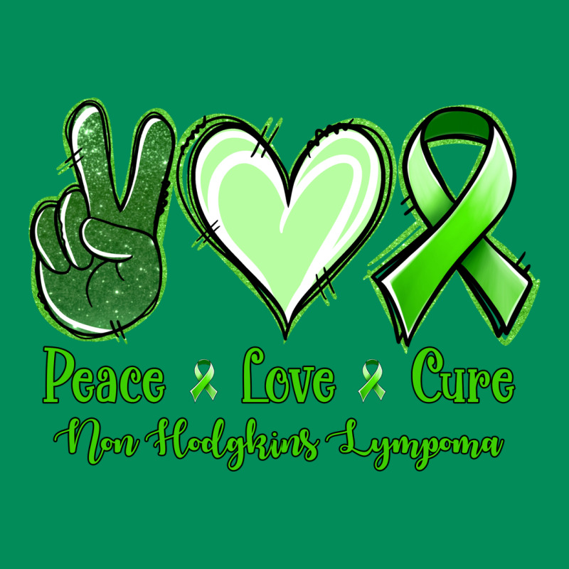 Peace Love Cure Non Hodgkins Lympoma Urban Hoodie by Jasminsmagicworld | Teevron