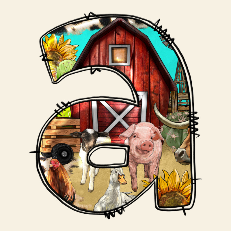 Farm Life Alphabet Lowercase Letters A Vintage Tee by BundleAndBundleShop | Teevron