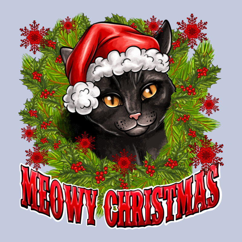 Meowy Christmas Long Sleeve Tee by CowhideDigitalArt | Teevron